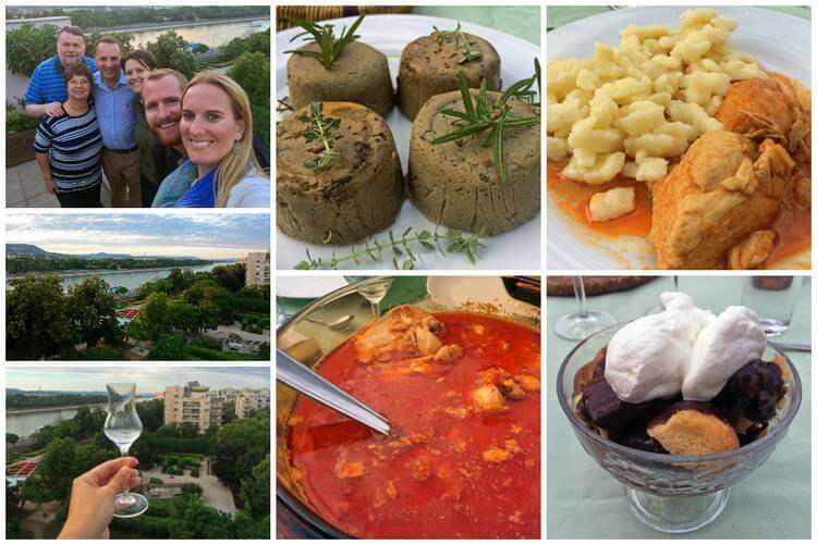 Gäste Genießen Ein Traditionelles Ungarisches Abendessen Mit Einheimischen Bei Einem Home Dining In Budapest