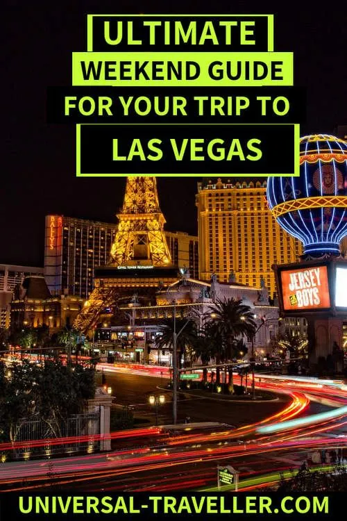 Las Vegas Itinerary | Plan Your Weekend Trip To Vegas