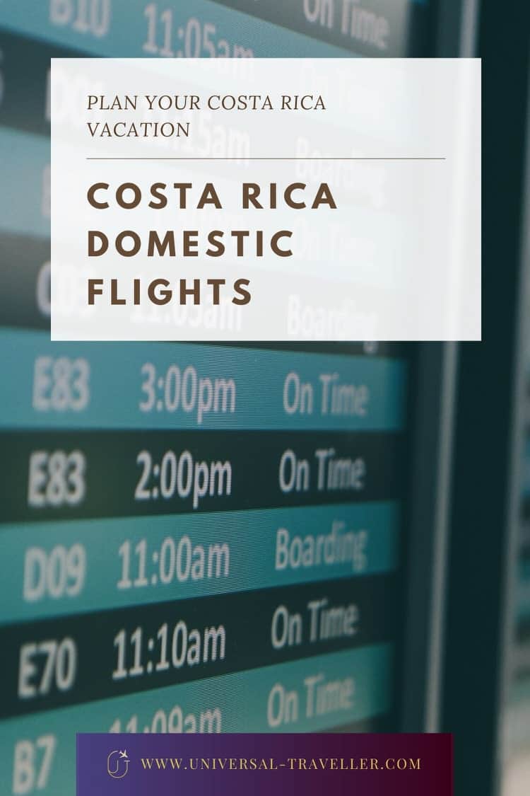 Costa Rica Domestic Flights