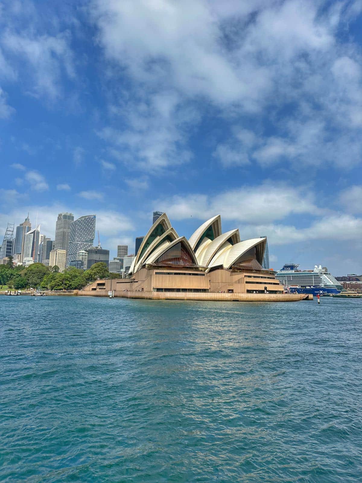 The Sydney Opera House Seen From The Water On The Ferry To Manly