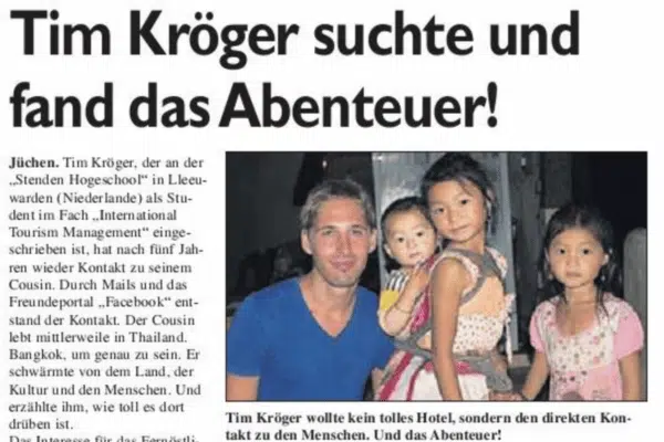 Tim Kröger Suchte Und Fand Das Abenteuer – Top Kurier