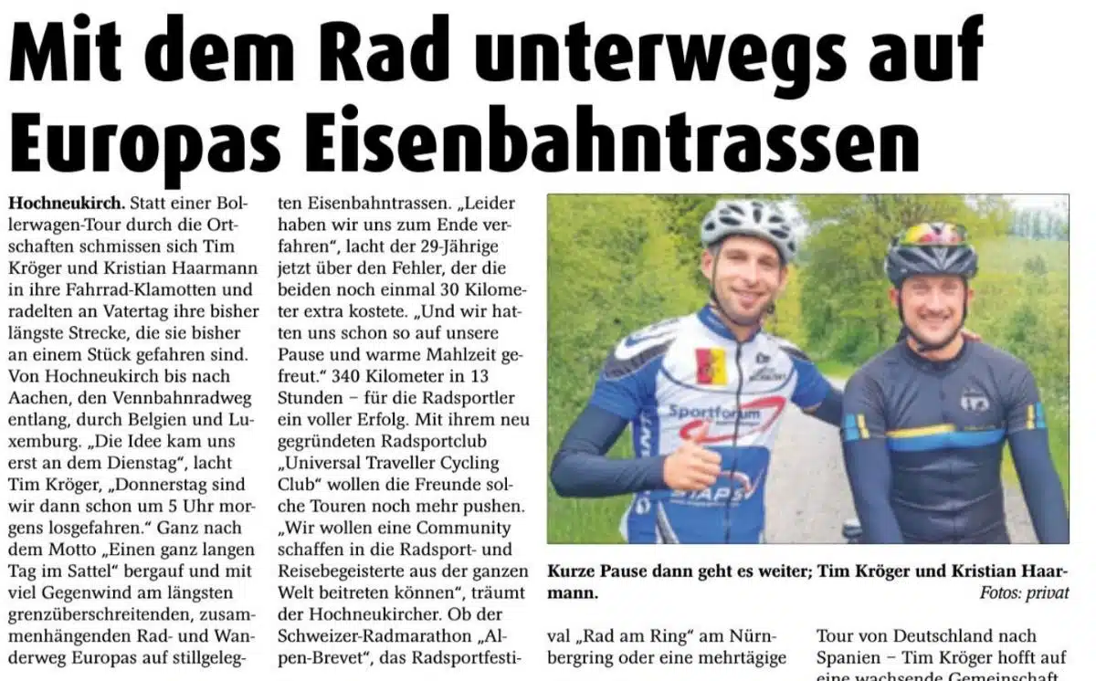 Universal Traveller Cycling Coverage In Top Kurier