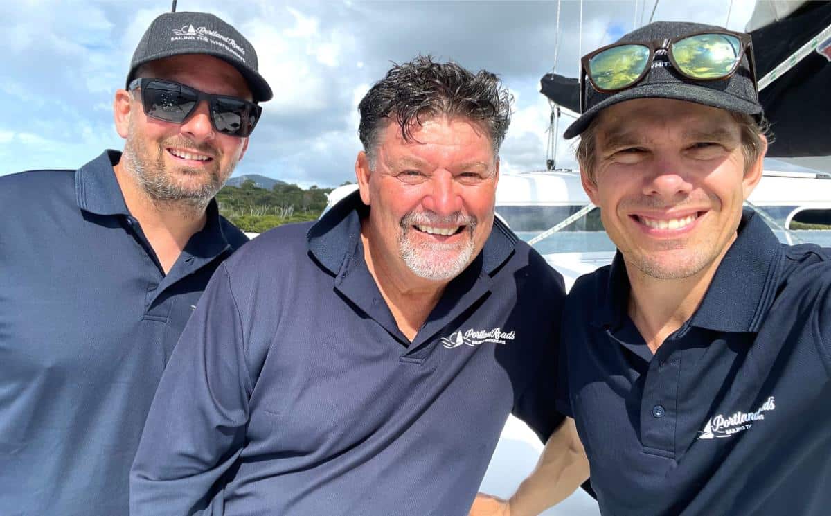 Beau Martin, John Linton Und Jesse Martin, Das Team Hinter Portland Roads Nachhaltiges Luxussegeln Whitsundays