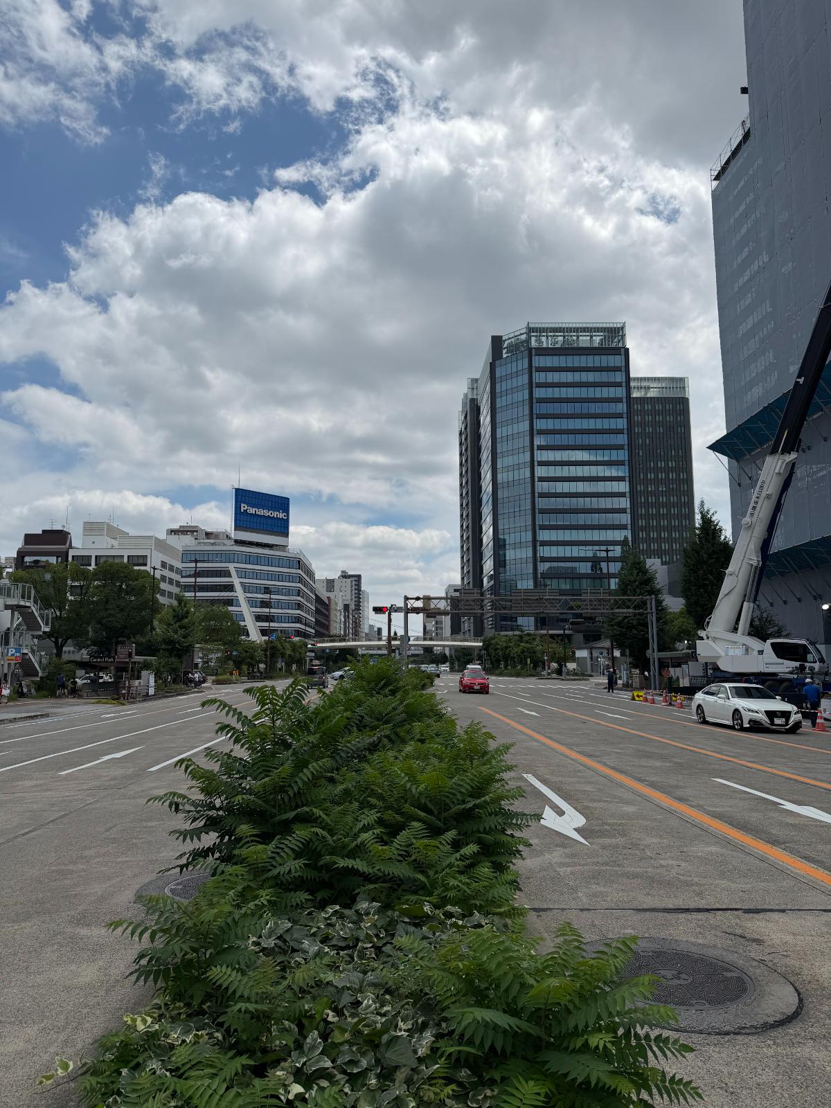 Street View Of The Sakae District In Nagoya With Modern Office Towers
