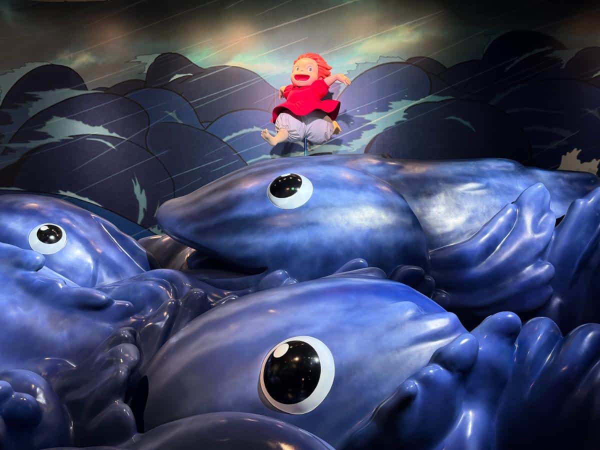 Ponyo Themed Display Inside Ghibli's Grand Warehouse