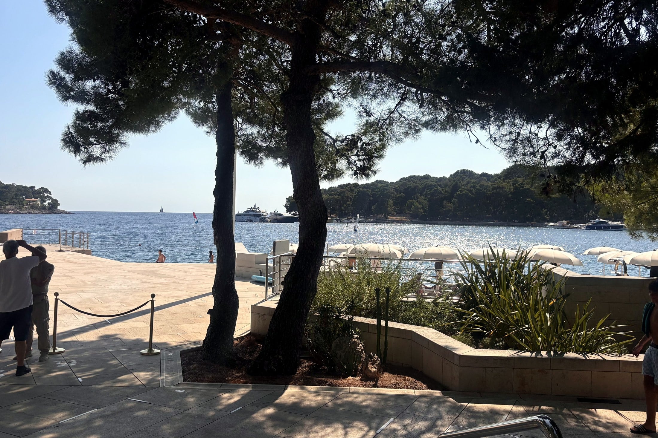 Lošinj's Seaside Lungomare Promenade