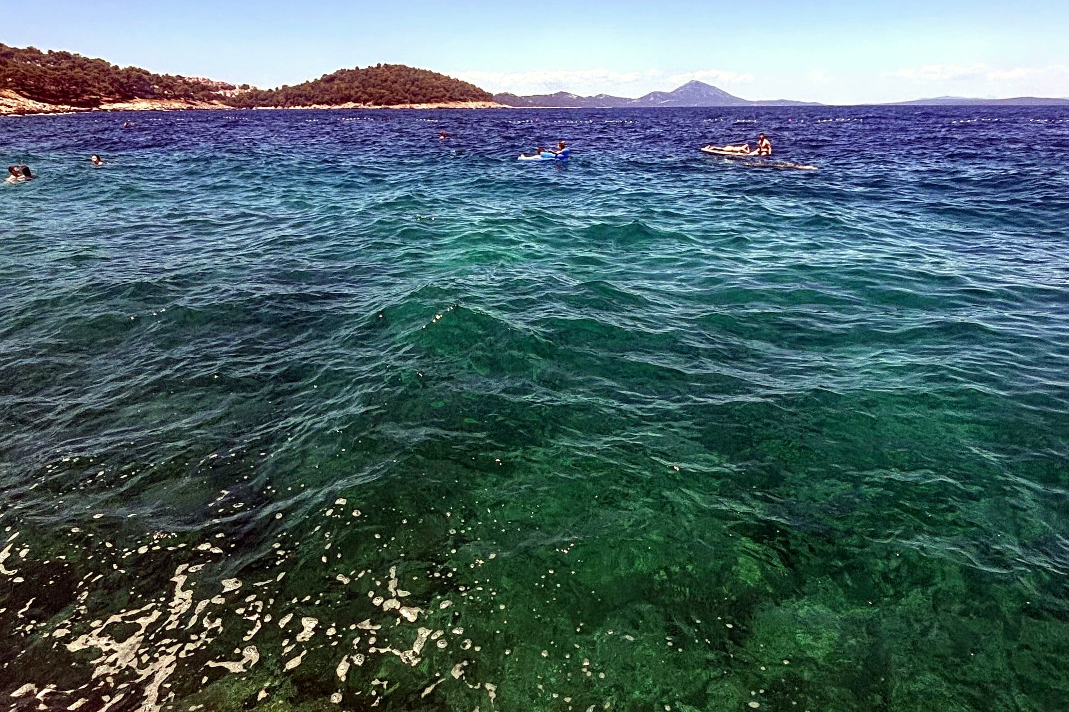 Clear Turquoise Water Off Lošinj, Croatia